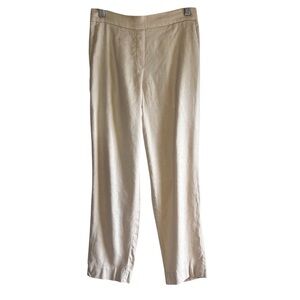 Babaton Conan linen pants in pink cropped relaxed fit size 2 excellent condition